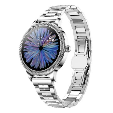 Luxury Womens Smart Watch Heart Rate Blood Pressure Sleep Monitor IP68 Waterproof Pedometer Weather Forecast Message Reminder - Findtime